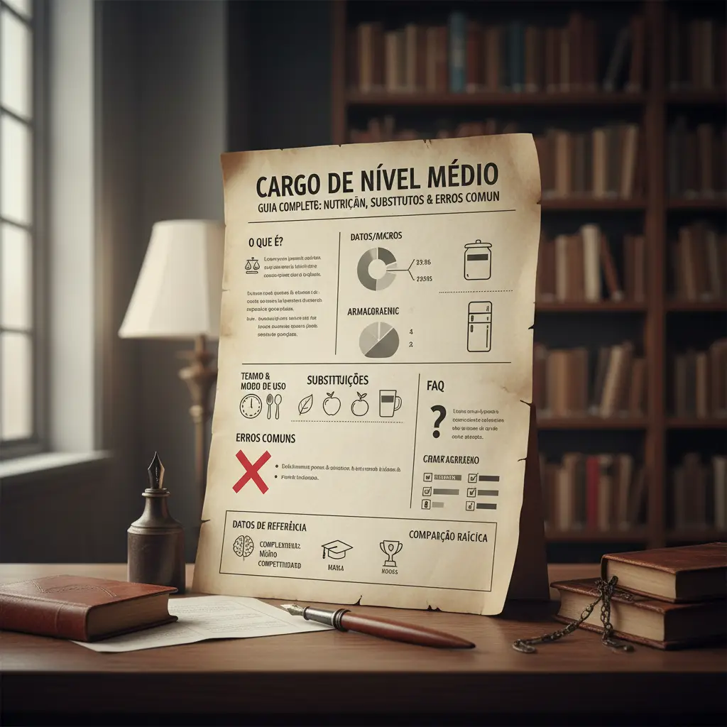 Ilustração editorial: Cargo de Nível Médio: 5 passos para passar em concursos de elite