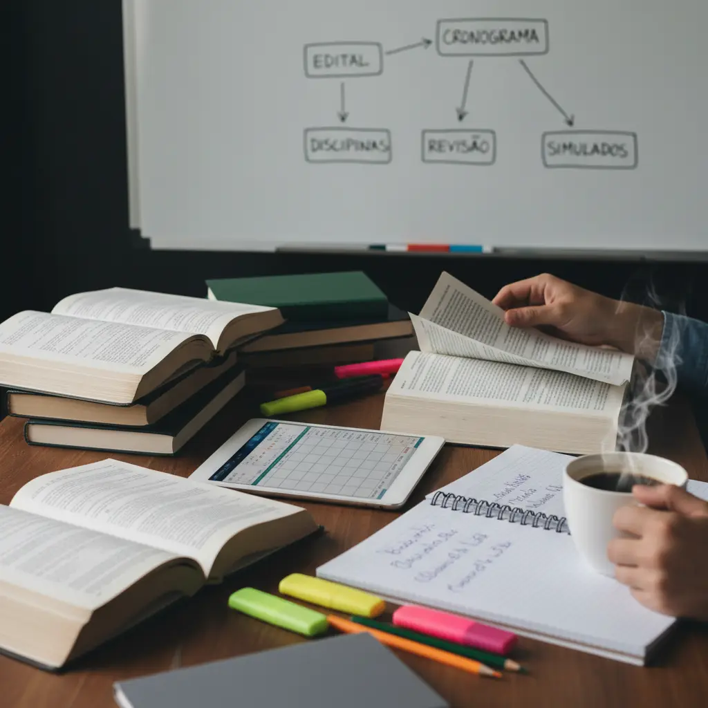 Ciclo de estudos para concurso: 3 passos para a aprovação — detalhe