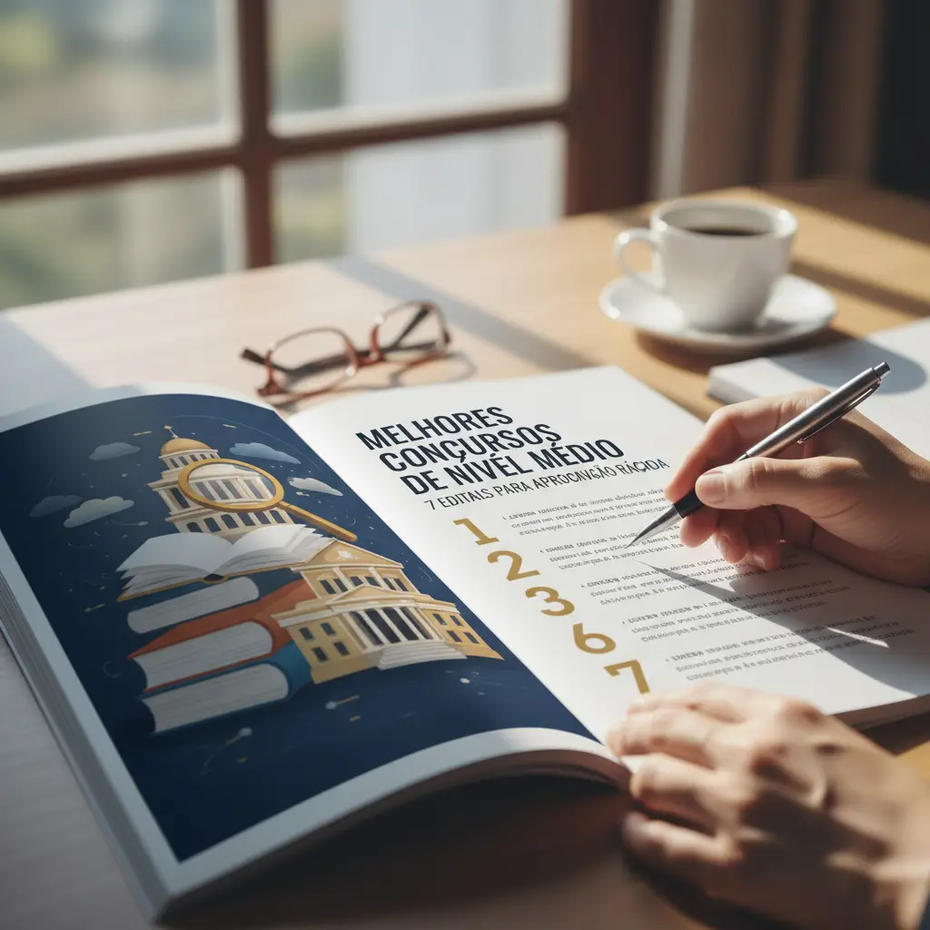 Melhores concursos de nível médio: 7 editais para aprovação rápida — detalhe