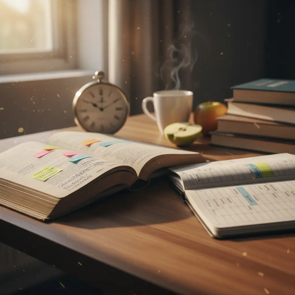 Quantas horas estudar por dia para concurso: a meta de 4 horas — detalhe